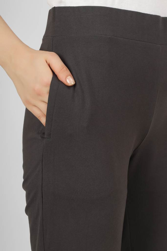 Charcoal Stash & Dash Pants For Women / Travel Pants For Ladies, Women