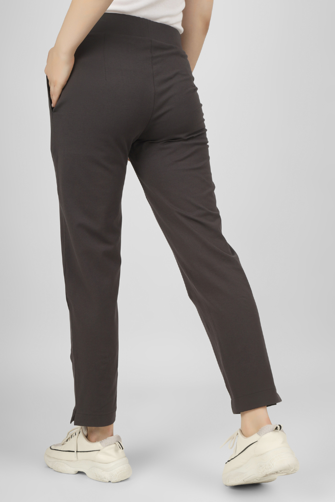 Buy Womens Khaki Travel Trekking Trousers Online  Decathlon