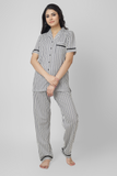 Timeless Stripe Serenade Pyjama Set / Nightsuit / Nightwear / Loungewear / Sleepwear For Women