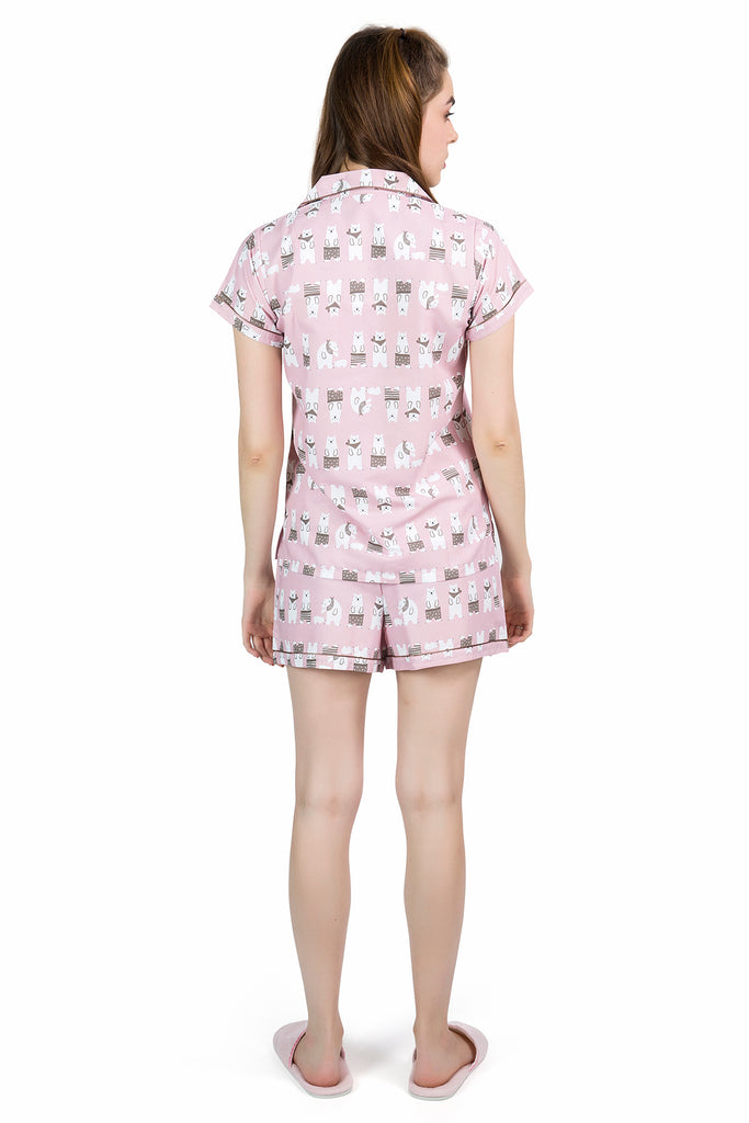 Pink Cudddle Shorts Set