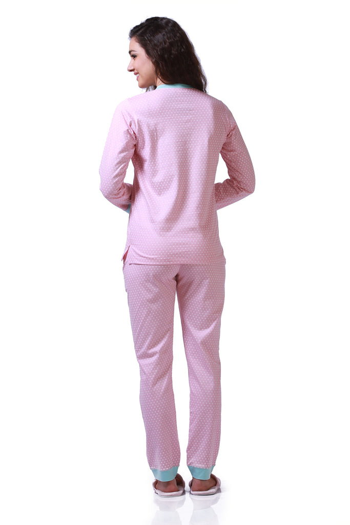 Pink Polka Dots Pyjama Set