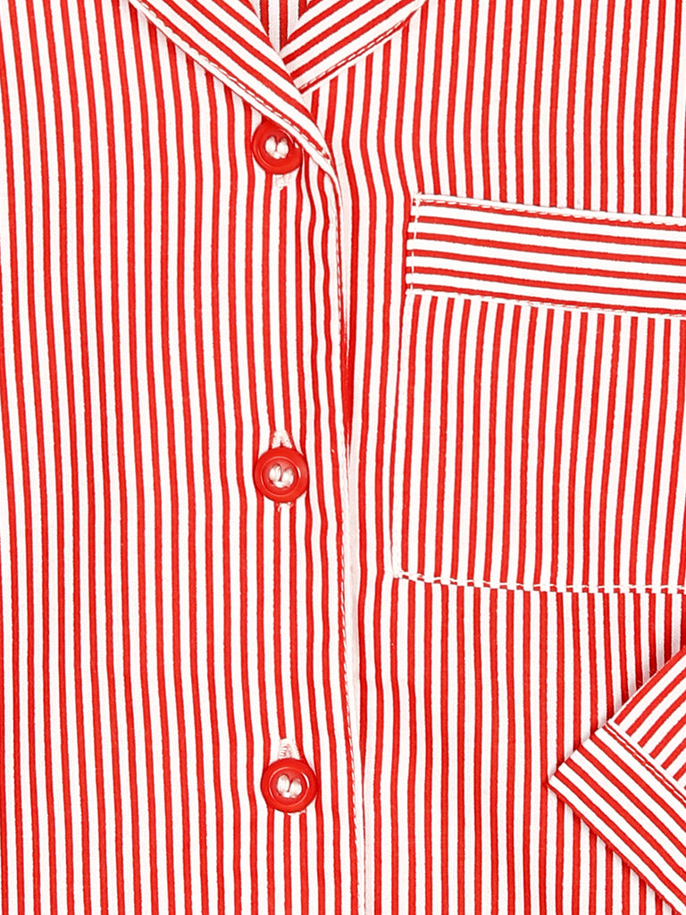 Red Good Stripes Pyjama Set