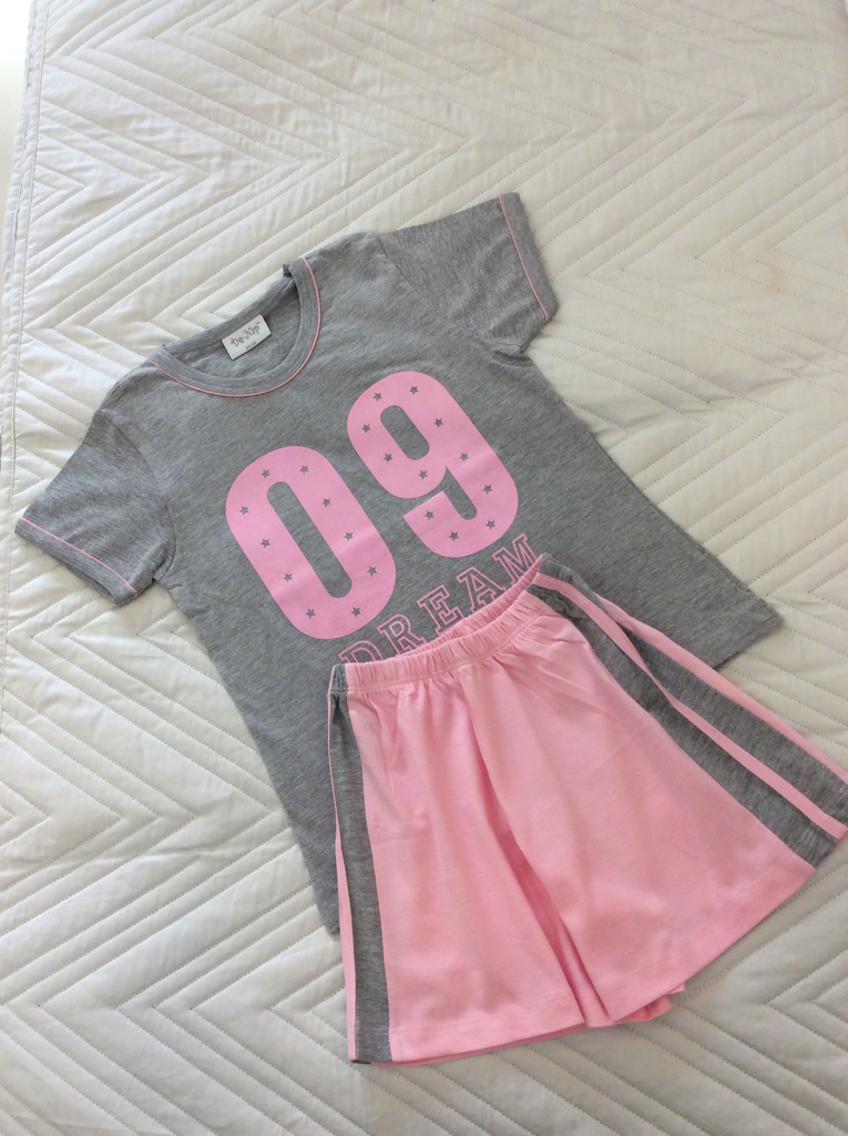 Pink 09 Shorts Set