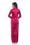 Cherry Satin Pyjama Set