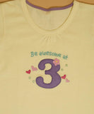 “Be awesome at 3” Birthday Tee