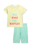 Will Wake for Waffles Pyjama Set