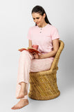 Dainty Lace Pink Pyjama Set