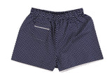 Navy Polka Dot Cotton Shorts